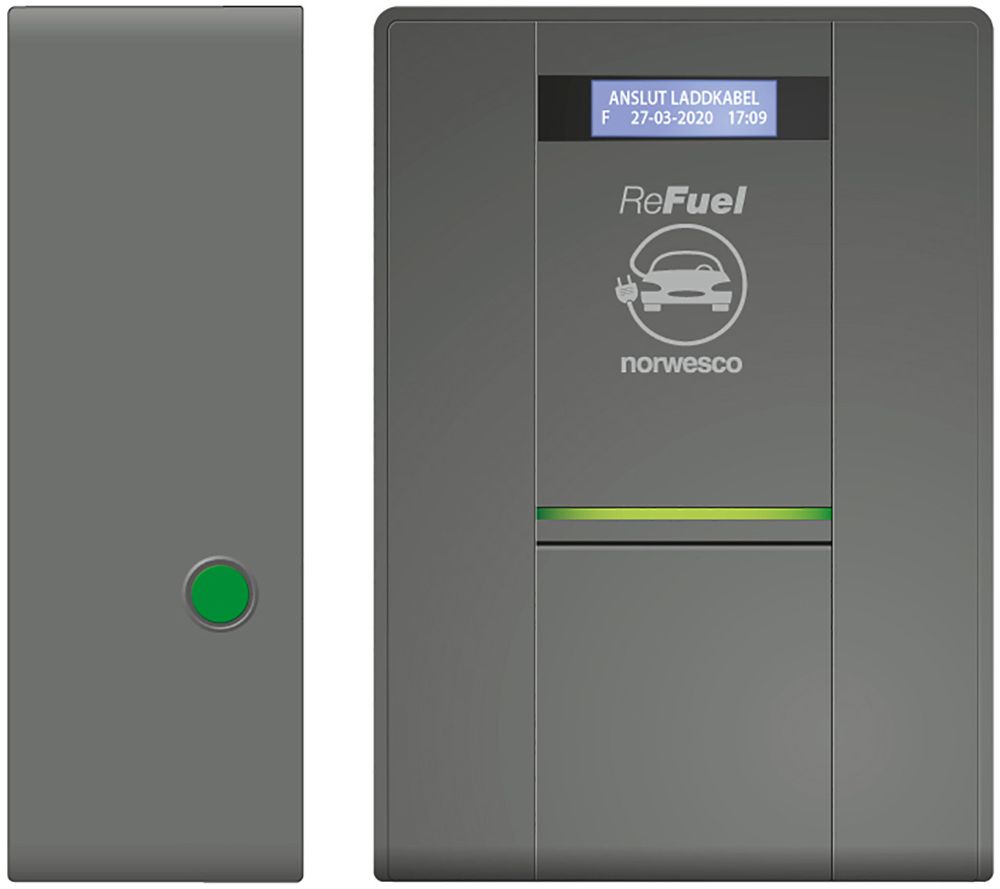 RFID+EM, 1-fas 3,7kW, 1-fas 7,4kW och 3-fas 22kW