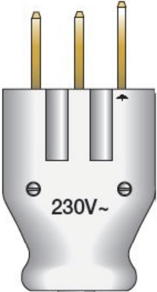Stickpropp och sladdställ, 230V-25A