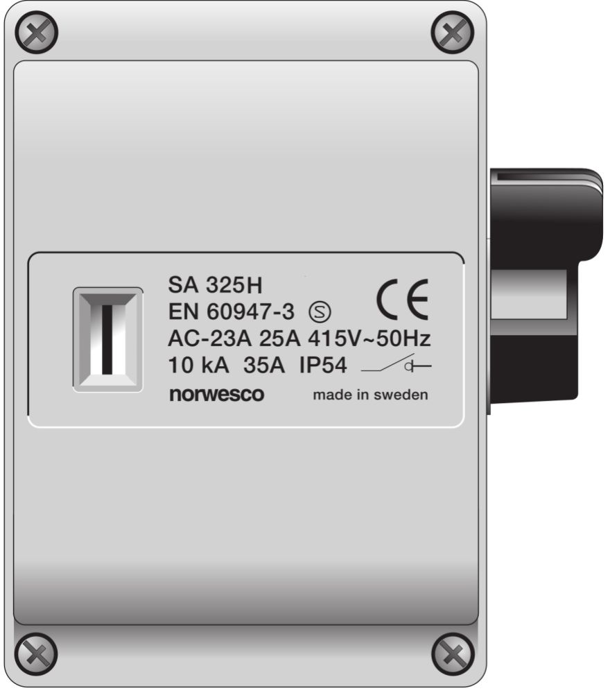 SA-serien 3-,4-pol 25A M25